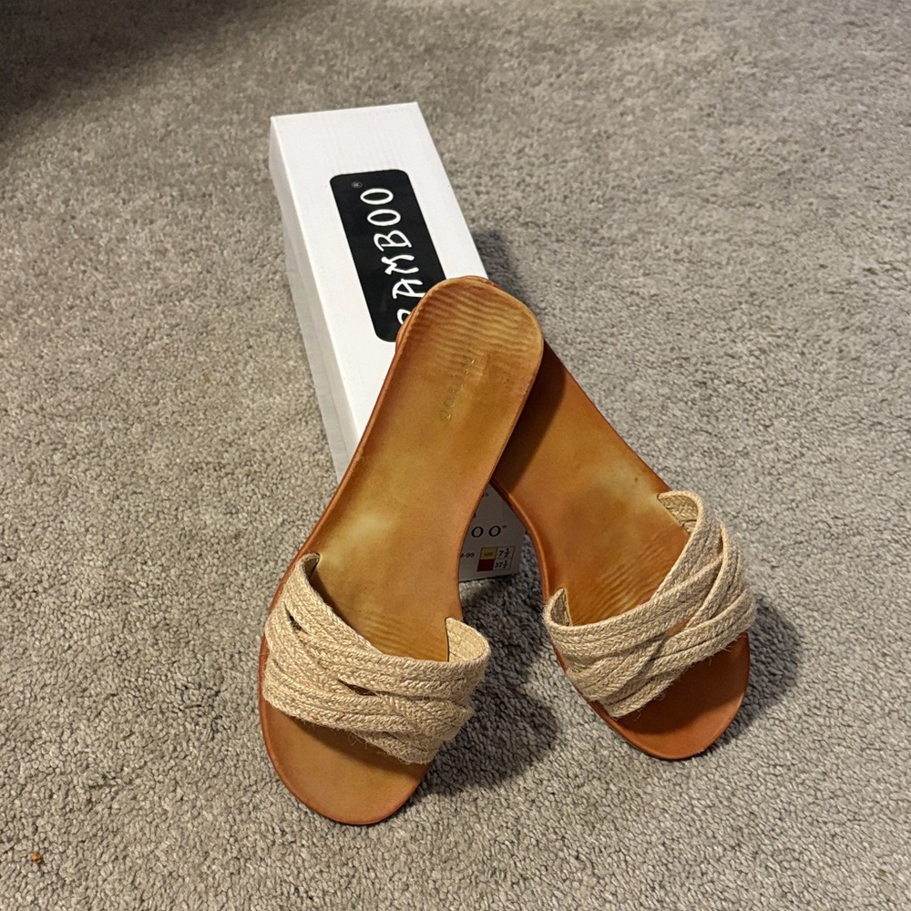 Bamboo sandals